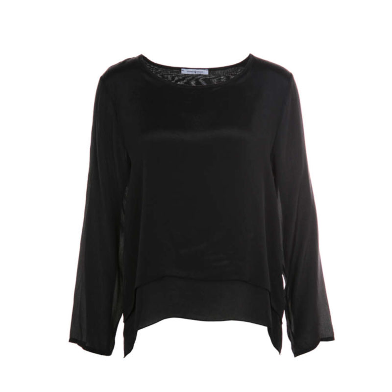 Funky Staff | Blouse Cory Silk Softwear - Black