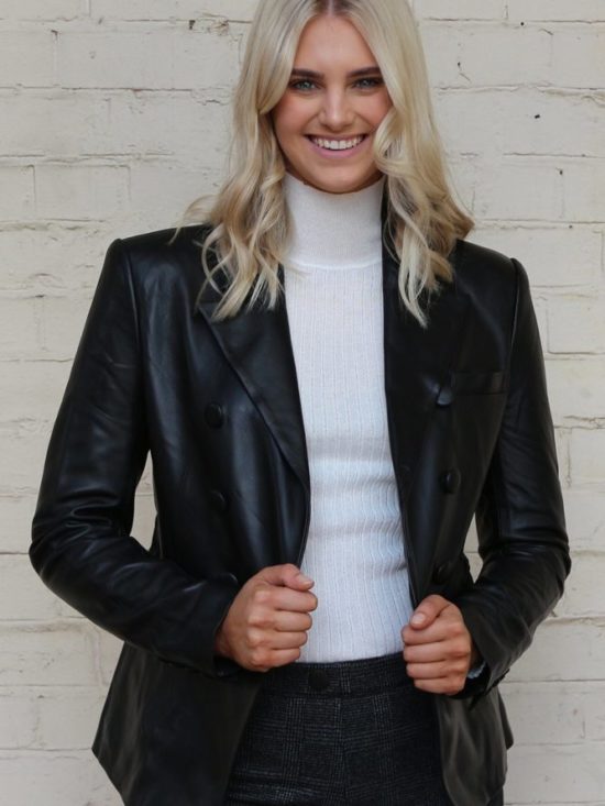 DEA | Claudia Leather Blazer