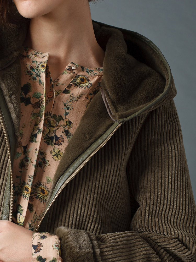 Indi and Cold Abrigo coat Thyme Clothing