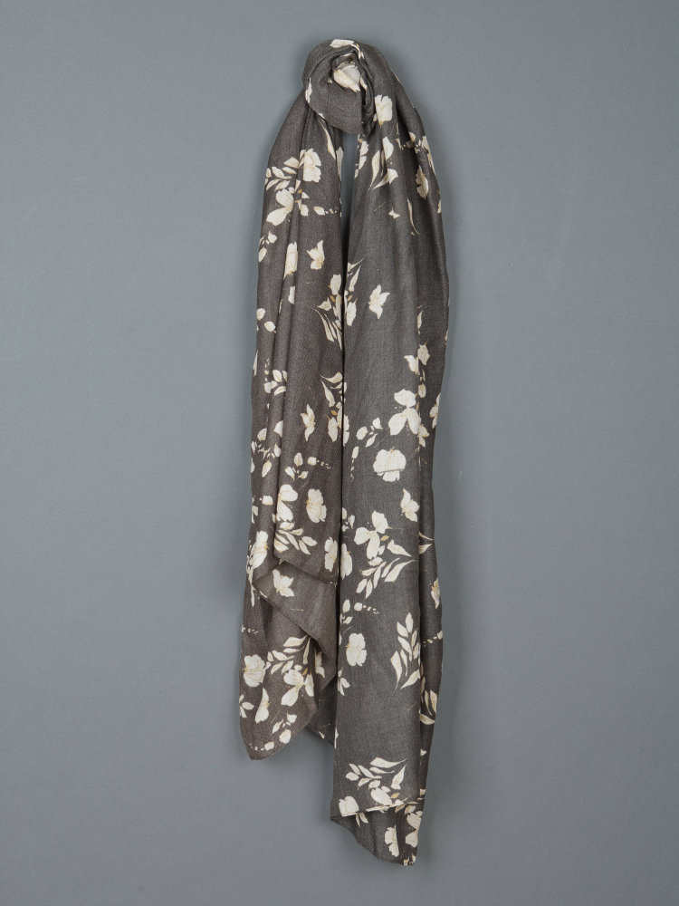 Indi and Cold | Rose print scarf