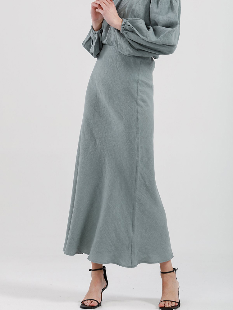 Ela Skirt Seaweed Kinney Womens Clothing