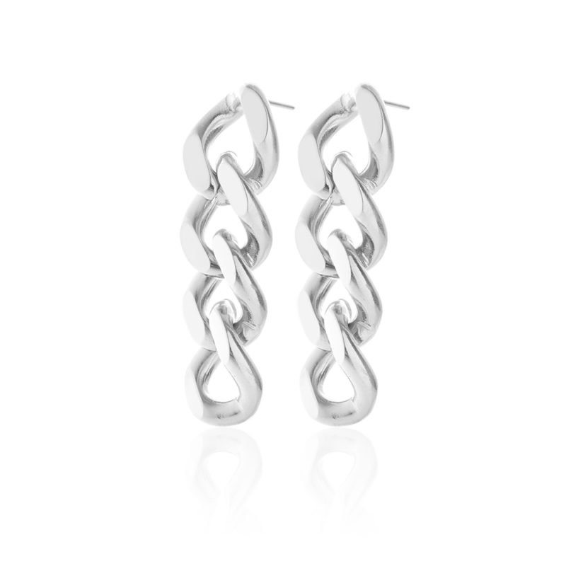 Silk SteelJewelleryE059S RevivalEarrings Silver 89