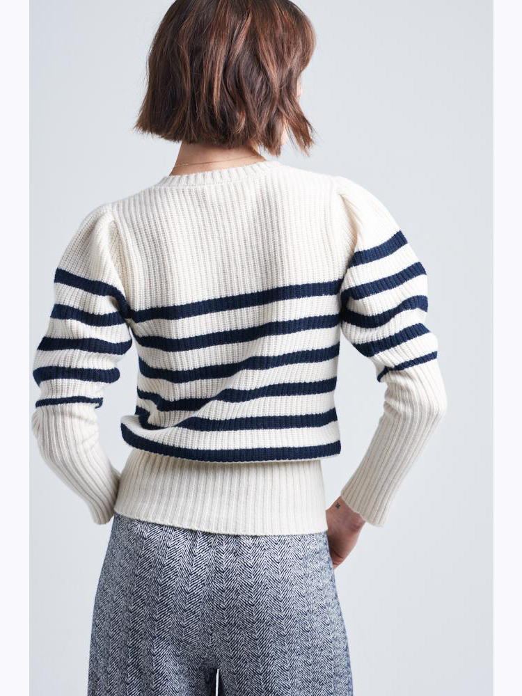 Le Stripe | Coco Cashmere Bateau Stripe Knit