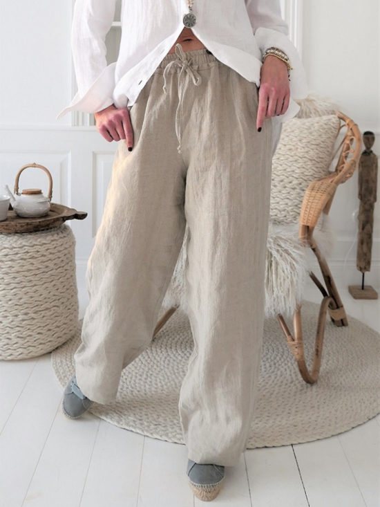 BYPIAS | SAINT TROPEZ LINEN PANTS