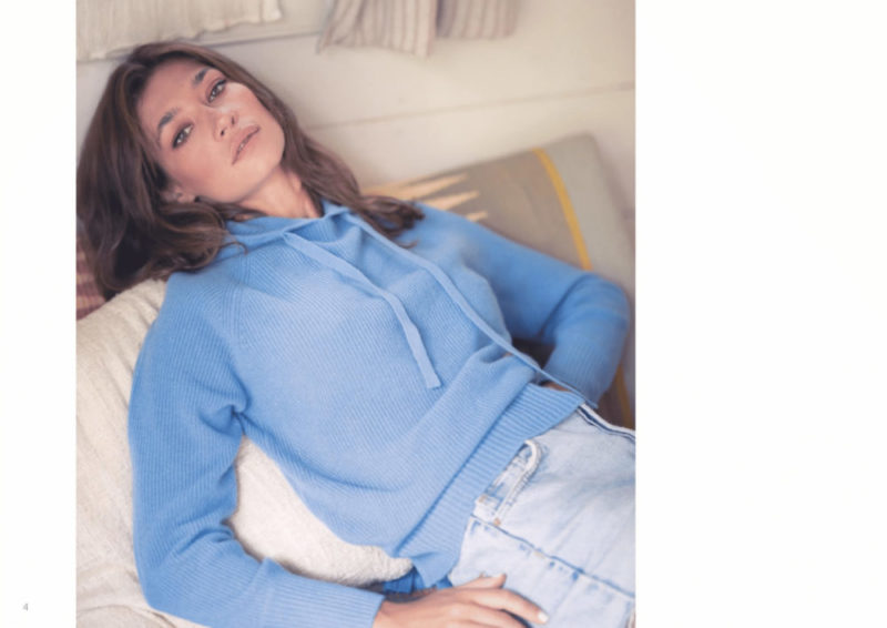 Aleger Cashmere Blend Rib Hoody