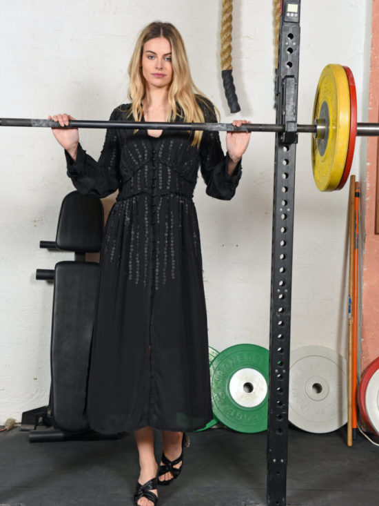 Maud Dainty | Court Dress in Black