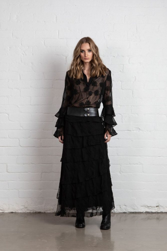 Joey The Label | Dandelion Skirt In Black - Thyme Clothing