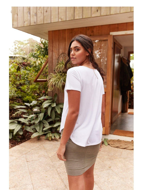 Lou Lou | Janis Tee Block Colour -White