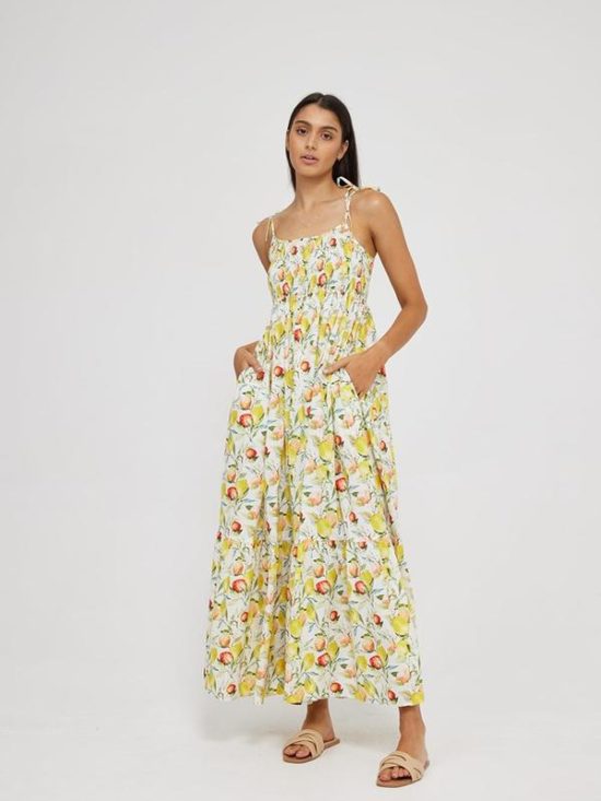 Kinney | Sia Dress in Fruit Print