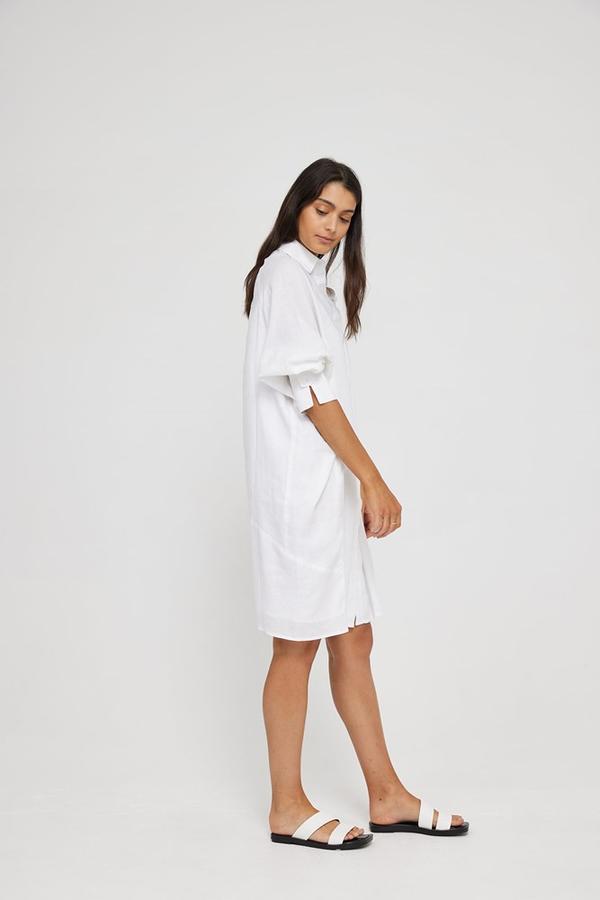 Kinney | Pia Dress in White