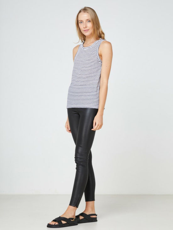 ELKA COLLECTIVE | EC LINEN TANK NAVY STRIPE