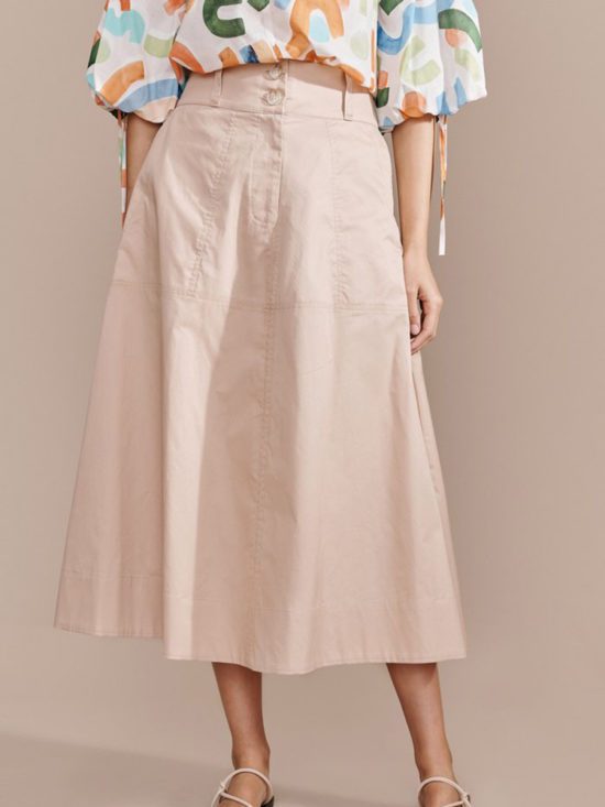 Layerd | Ala Skirt in Paled Bark