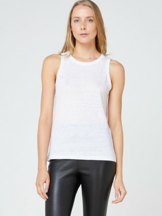ELKA COLLECTIVE | EC LINEN TANK BLACK