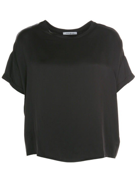 Funky Staff | Violet Premium Viscose Shirt in Black