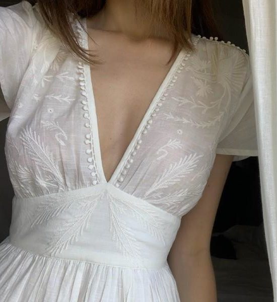 Marie Louise De Monterey | Camille Dress in White