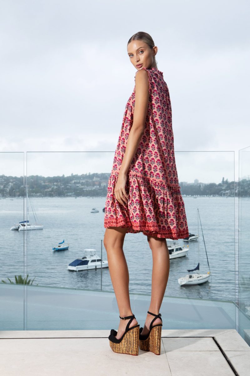 Lola Australia | Leo Midi Dress in Mia Rose
