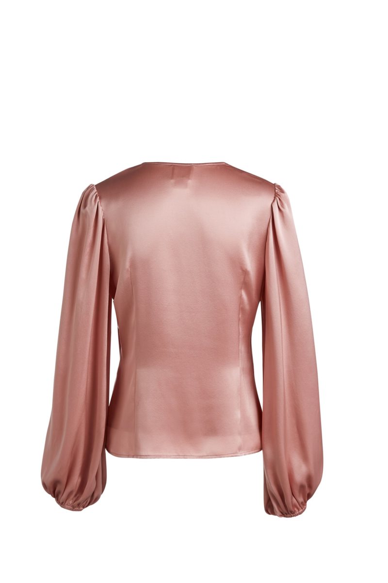 Kasana | Silk Blouse in Dusty Pink