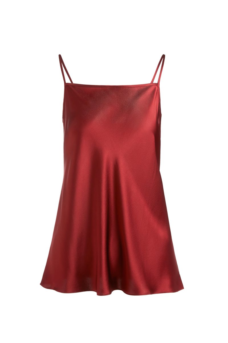 Kasana | Silk Cami in Rust