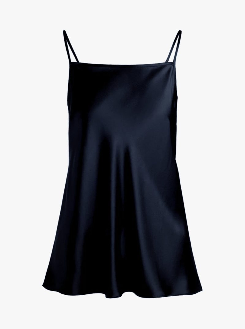 Kasana | Silk Cami in Dark Navy