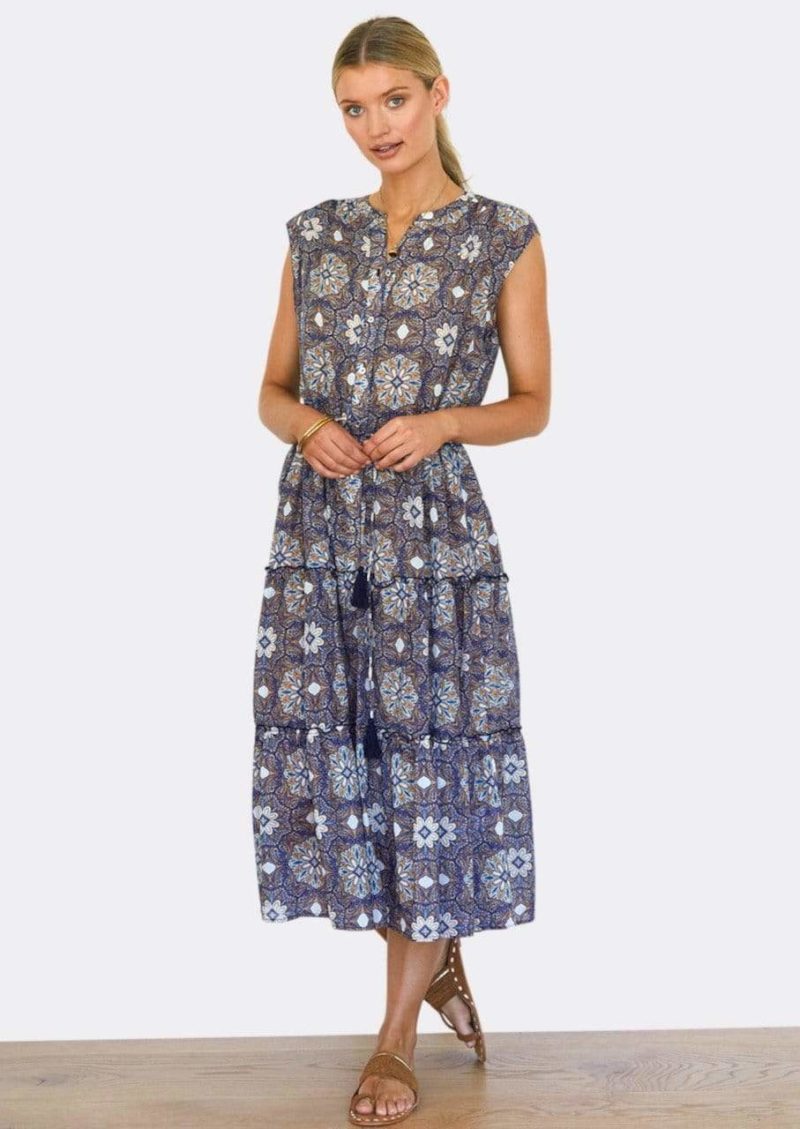 Caravan & Co | Billie Midi Dress in Mandala Print