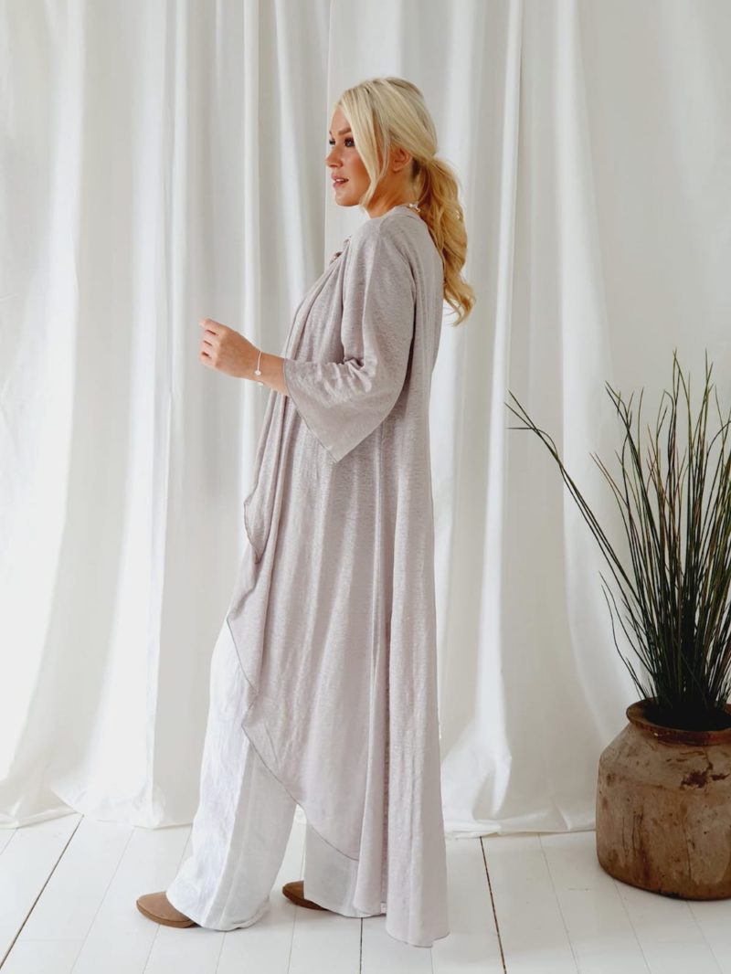 Bypias | Exclusive Linen Knit Jacket Larissa in Kit