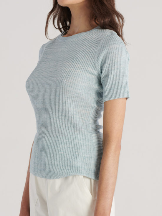 Elka Collective | Gale Knit Top in Sea Blue