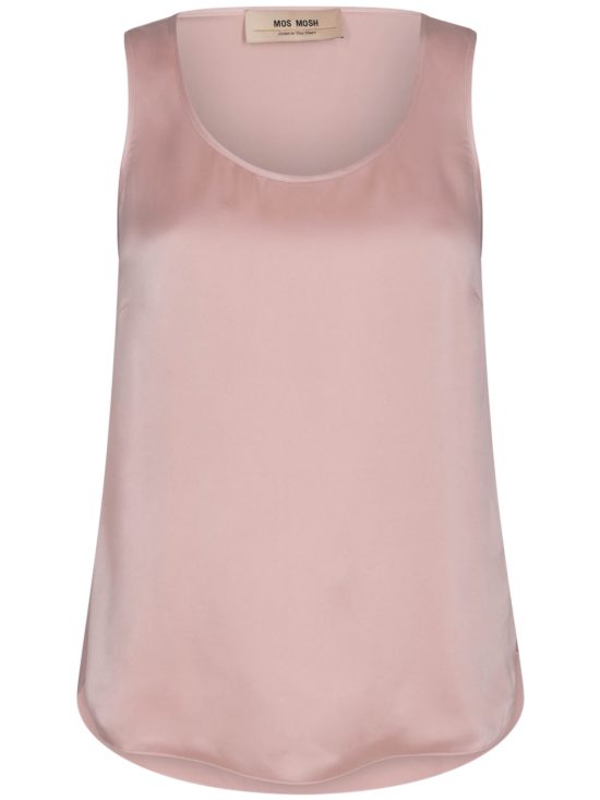 Mos Mosh | Astrid Silk Tank Top in Peachskin