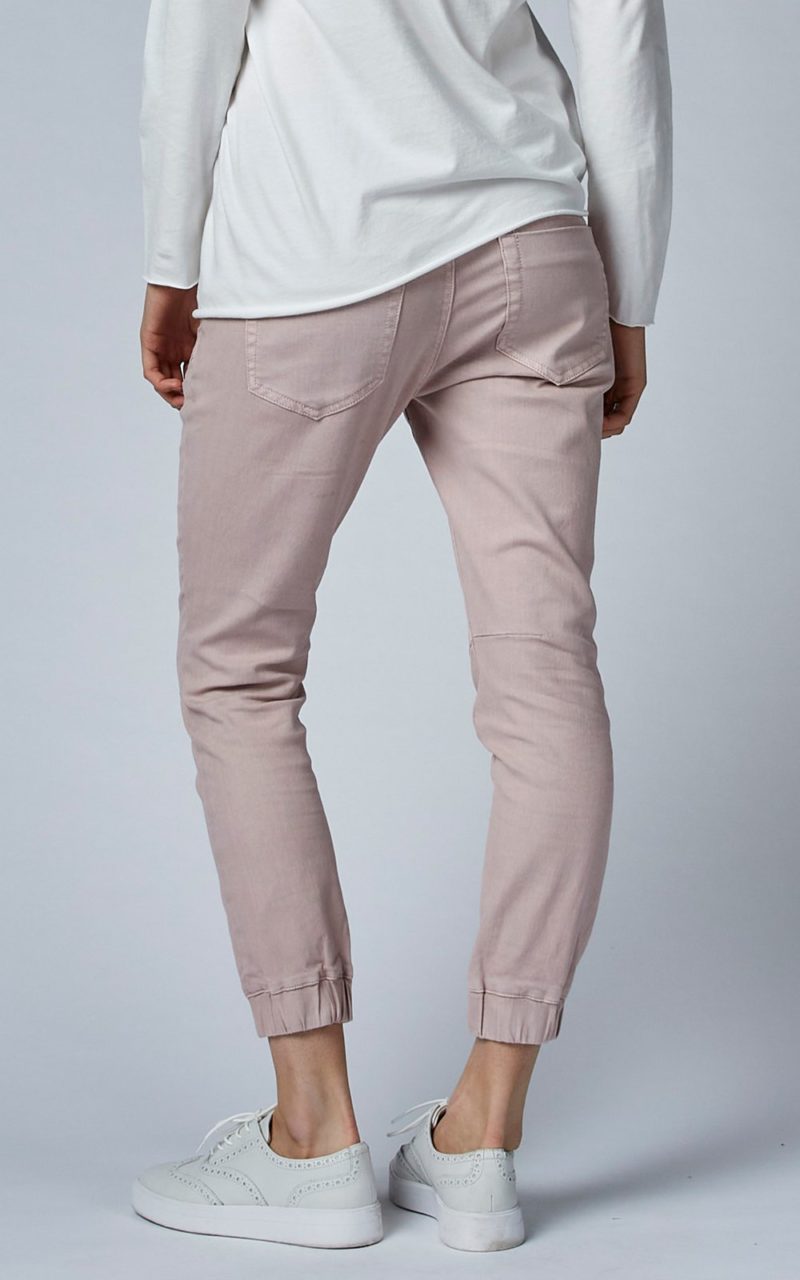 Dricoper Denim | Cuffed Pink Clay Jeans