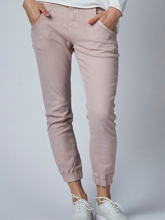 Dricoper Denim | Cuffed Pink Clay Jeans