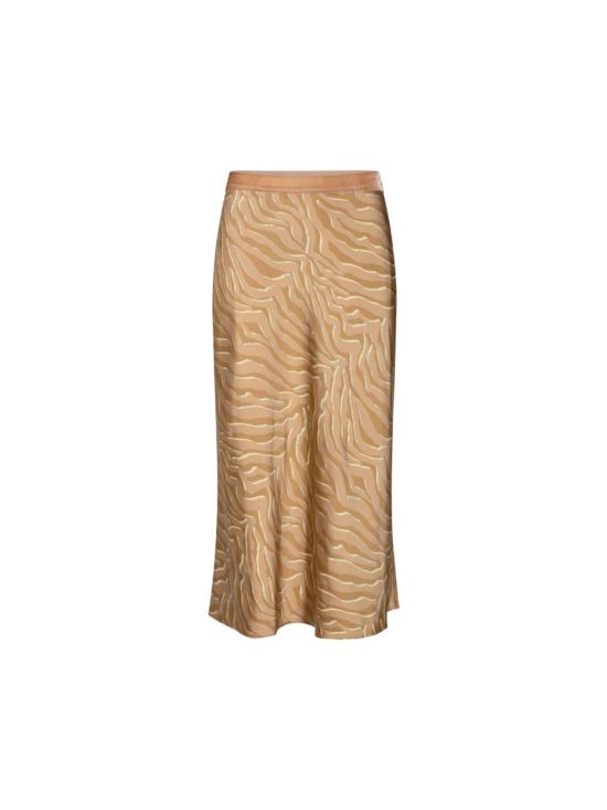 Mos Mosh | Bias Zebra Skirt in Incense