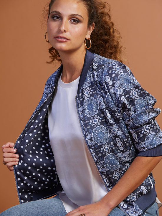 Loobie's Story | Daisy Chain Jacket in Indigo Multi