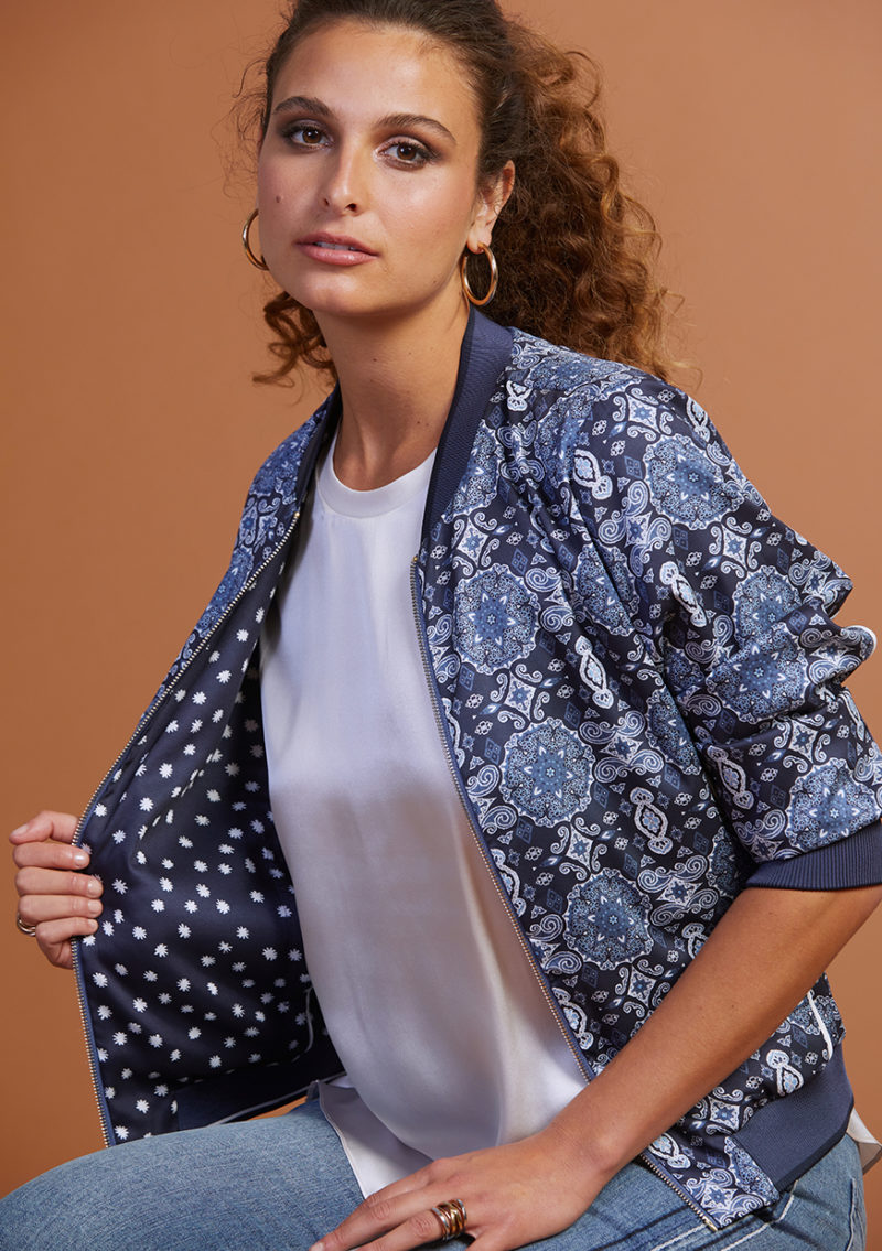 Loobie's Story | Daisy Chain Jacket in Indigo Multi