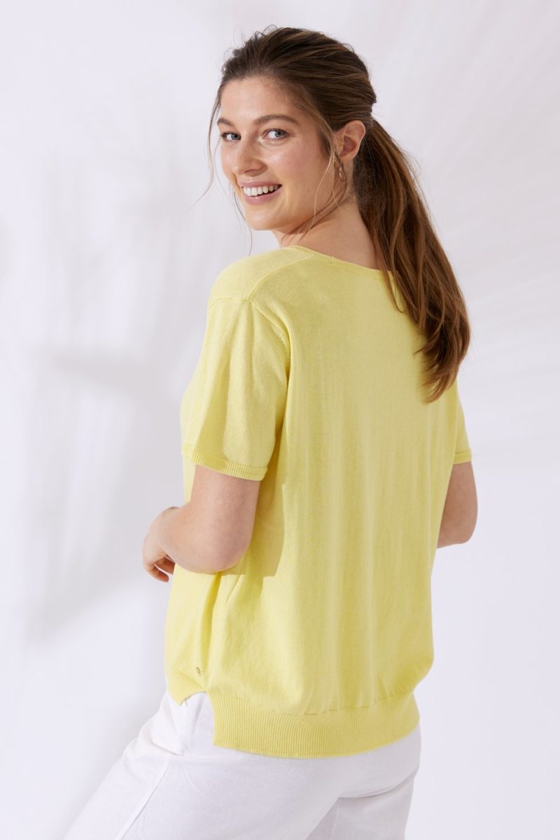 Mia Fratino | Atheena Scoop Tee in Granita