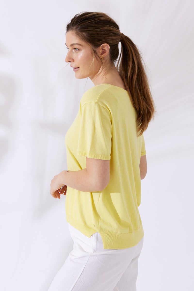 Mia Fratino | Atheena Scoop Tee in Granita