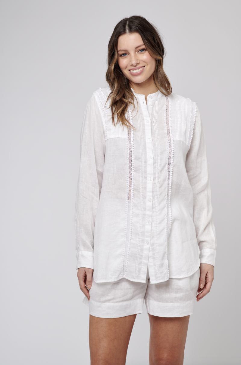 Alessandra | Greta Shirt in White