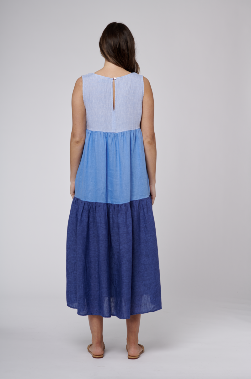 Alessandra | Rosa Dress in Blueberry