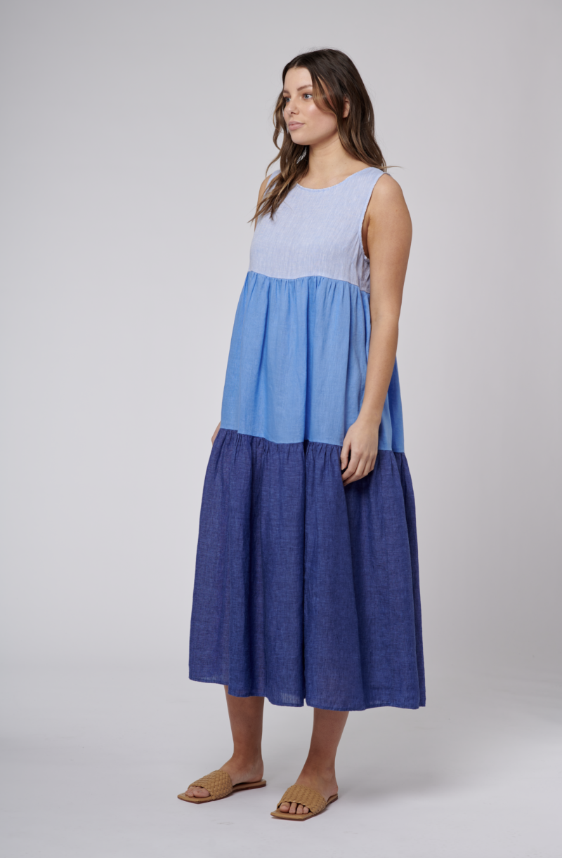 Alessandra | Rosa Dress in Blueberry