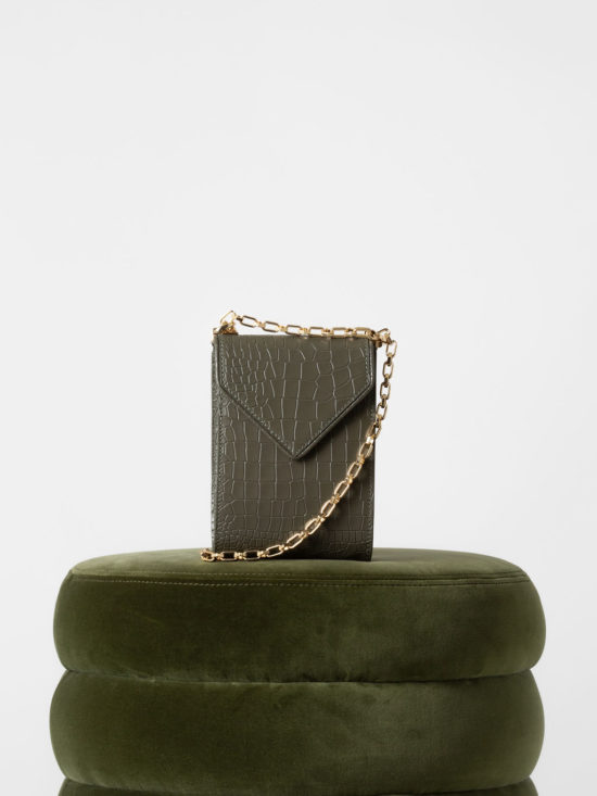 VASH | Isabel Phone Pouch in Army Green