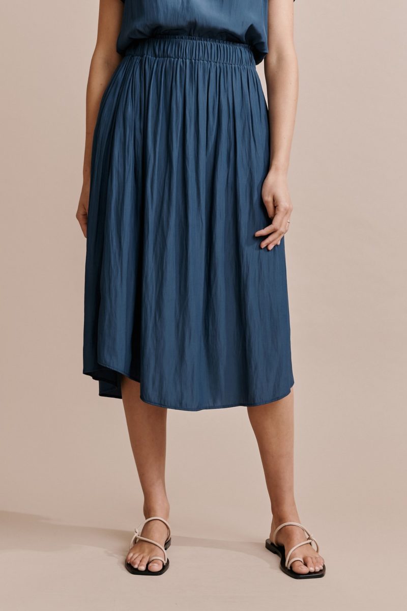 Layer'd | Gryn Skirt in Ink Blue