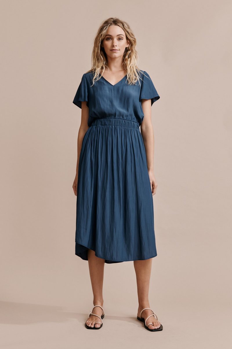 Layer'd | Gryn Skirt in Ink Blue