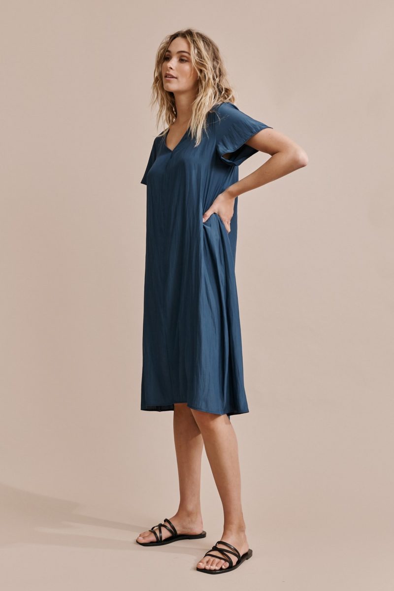 Layer'd | Tjana Dress in Ink Blue