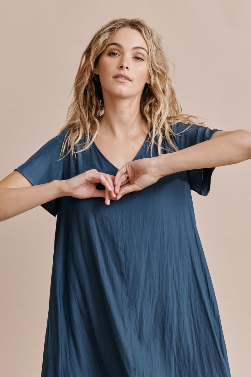 Layer'd | Tjana Dress in Ink Blue