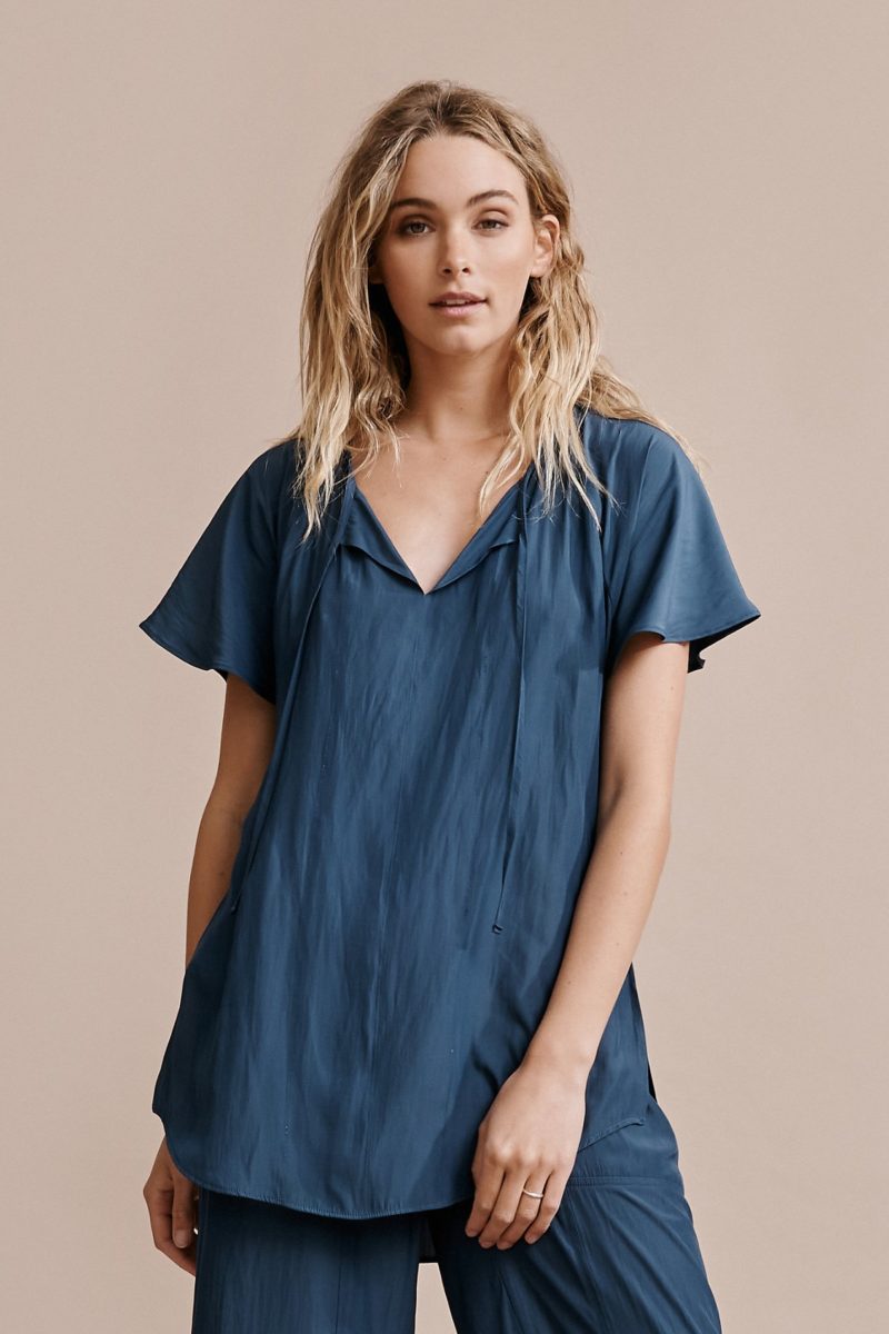 Layer'd | Laulu Tee in Ink Blue