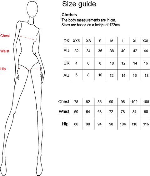 Dea Kudibal Size Guide