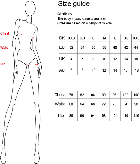 Dea Kudibal Size Guide