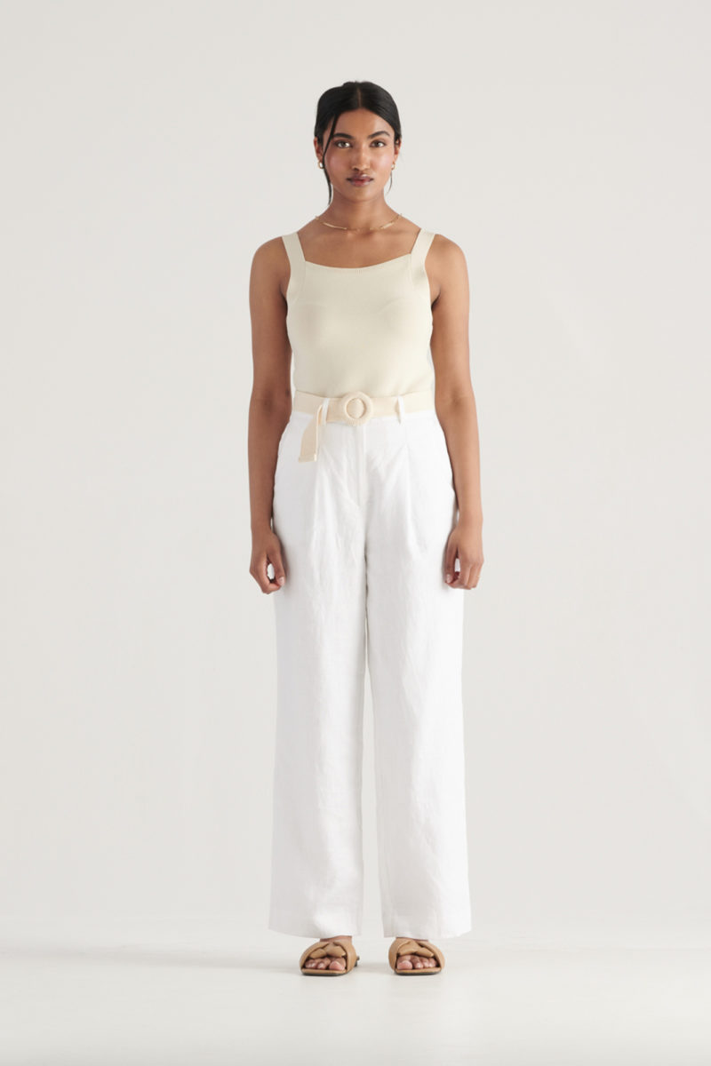 Elka Collective | Kimberley Pant in White