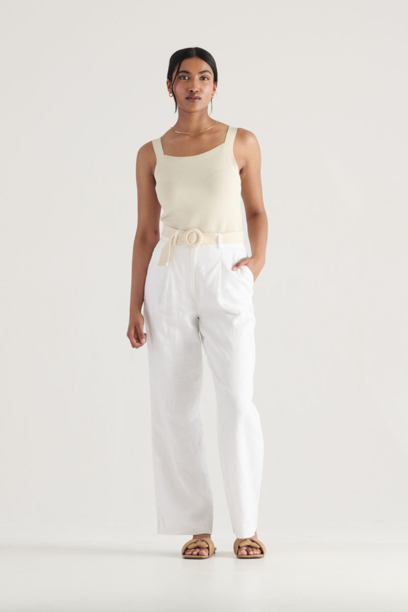 Elka Collective | Kimberley Pant in White