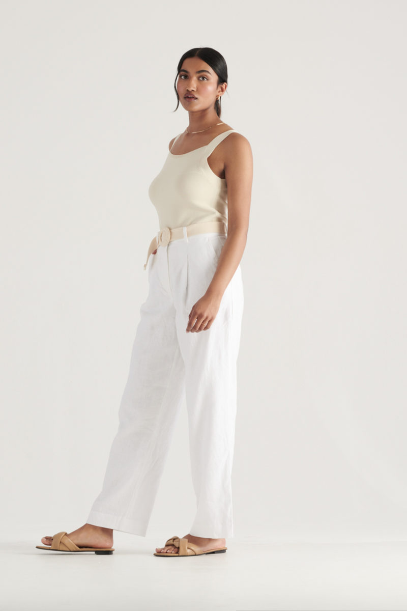 Elka Collective | Kimberley Pant in White