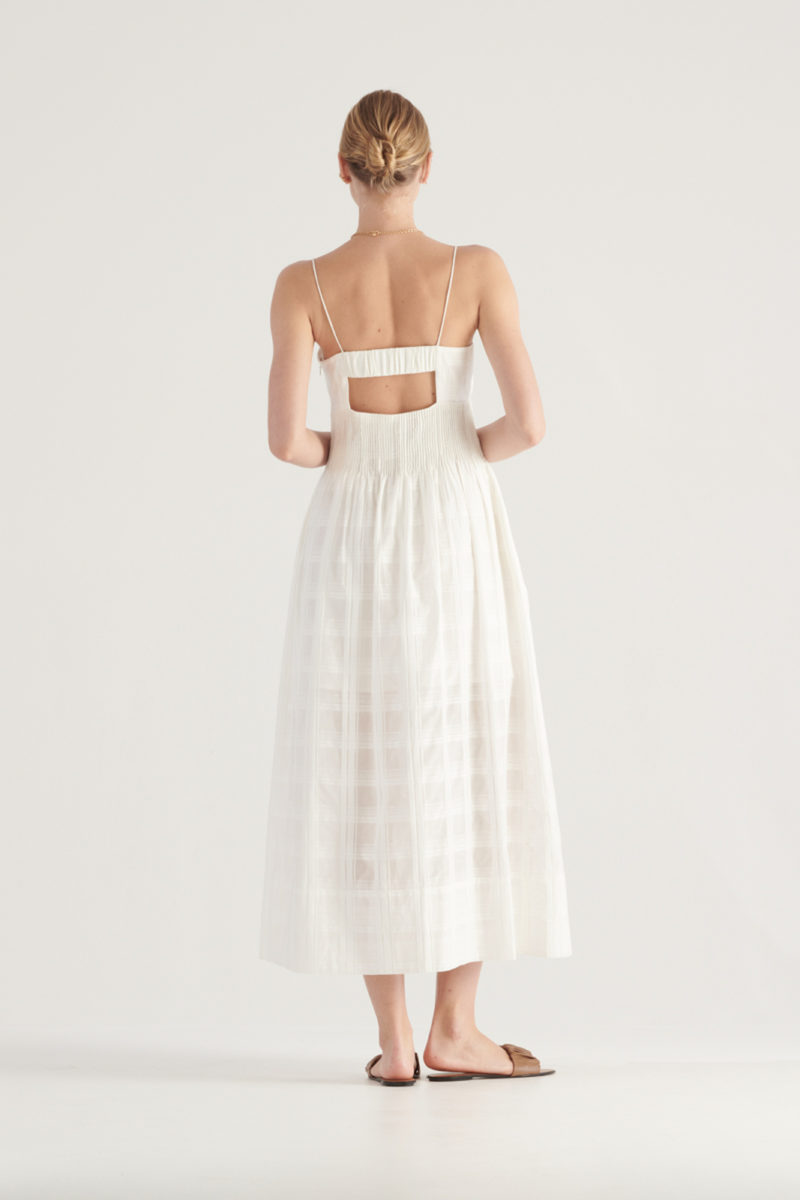 Elka Collective | Mara Dress in White Check