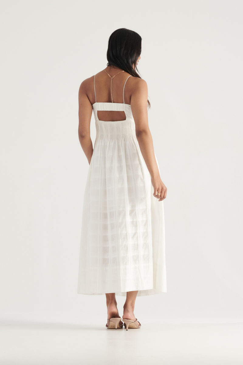 Elka Collective | Mara Dress in White Check